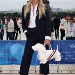 PARIS, FRANCE - JULY 26: Former Alpine Ski Racer Lindsey Vonn attends the red carpet ahead of the opening ceremony of the Olympic Games Paris 2024 on July 26, 2024 in Paris, France. (Photo by Matthew Stockman/Getty Images)