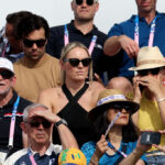 PARIS, FRANCE - JULY 28: Former American Alpine Ski Race and Chief of Athlete Experience for the 2034 Salt Lake City Bid Lindsey Vonn looks on during the Women's Street Final on day two of the Olympic Games Paris 2024 at Place de la Concorde on July 28, 2024 in Paris, France. (Photo by Pascal Le Segretain/Getty Images)