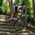 ELANCOURT, FRANCE - JULY 29: Victor Koretzky of Team France competes during the Men's Cross-Country on day three of the Olympic Games Paris 2024 at Elancourt Hill on July 29, 2024 in Elancourt, France. (Photo by Alex Broadway/Getty Images)