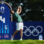 PARIS, FRANCE - JULY 30: Rory McIlroy of Team Ireland tees off on the fourth hole during a practice round ahead of the Men's Individual Stroke Play on day four of the Olympic Games Paris 2024 at Le Golf National on July 30, 2024 in Paris, France. (Photo by Andrew Redington/Getty Images)