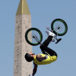 PARIS, FRANCE - JULY 30: Logan Martin of Team Australia competes during the Men's Park Qualification on day four of the Olympic Games Paris 2024 at Place de la Concorde on July 30, 2024 in Paris, France. (Photo by Tim de Waele/Getty Images)