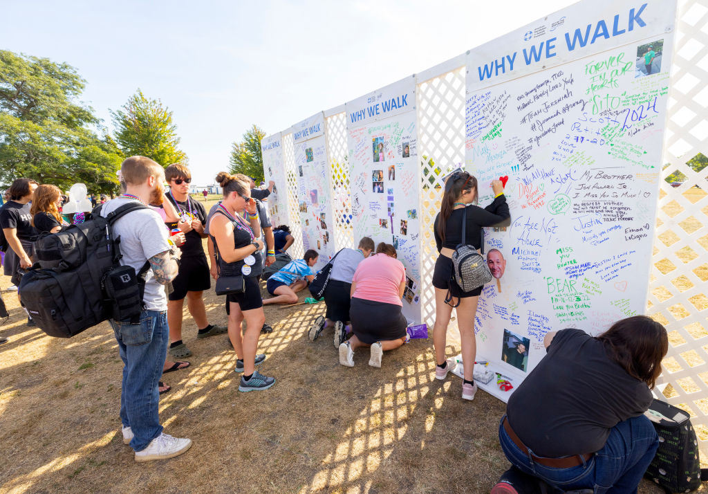 (Photo by Barry Brecheisen/Getty Images for American Foundation for Suicide Prevention)...
