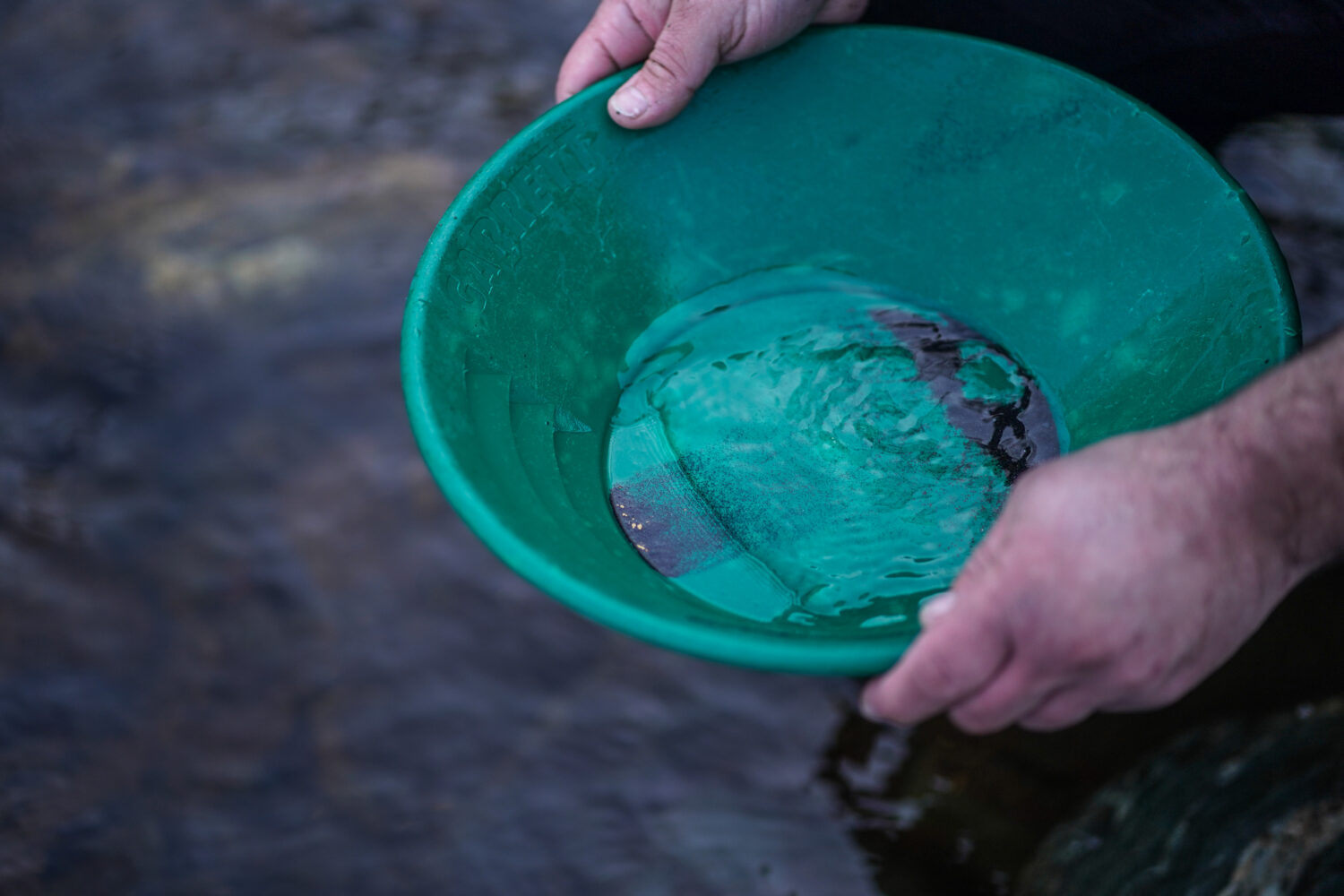 Gold panning...
