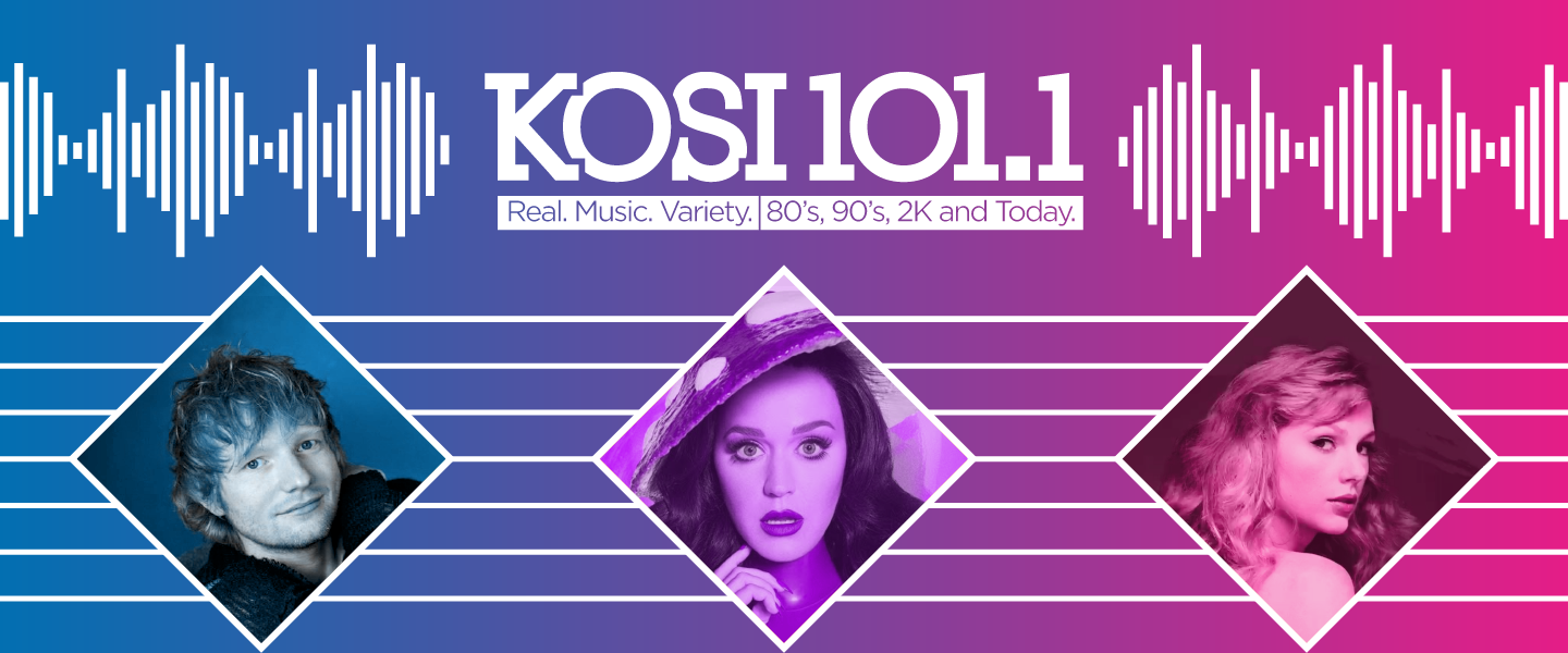 KOSI 101.1 Real. Music. Variety.