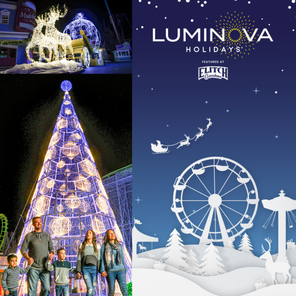 Luminova Holidays featured at Elitch Gardens