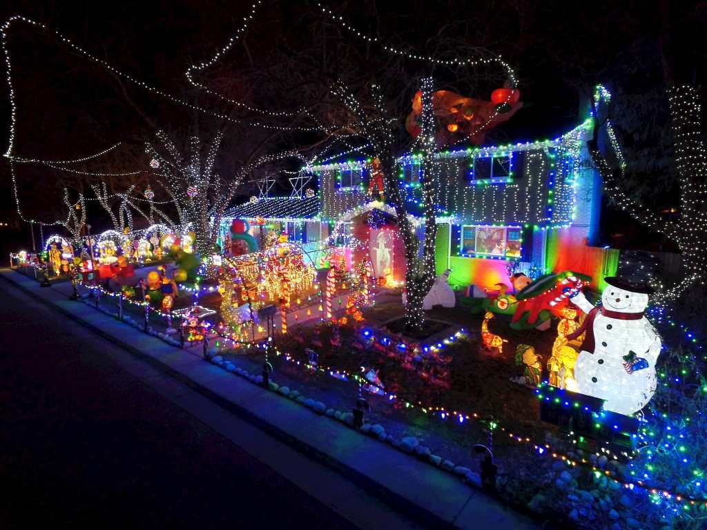 Denver area home voted best Christmas light display