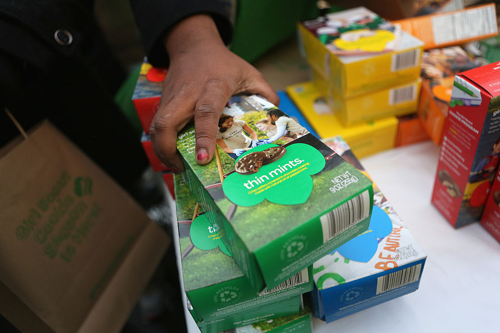 When are Girl Scout cookies available in Colorado?