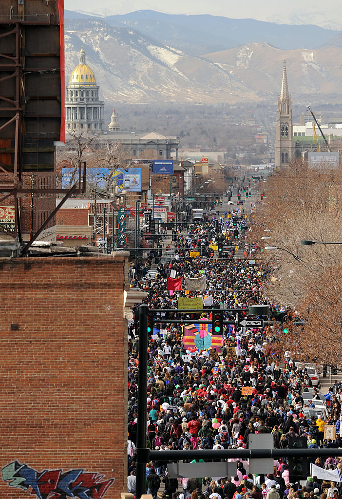 Denver's MLK Day Marade goes on despite frigid conditions