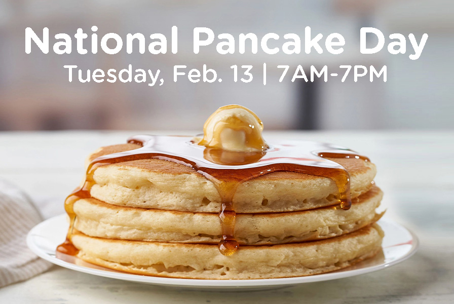 Free Pancakes in Colorado today for National Pancake Day