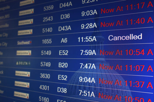 High winds cause hundreds of flight delays, long TSA wait times at Denver airport