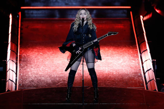 Watch: Madonna falls off chair onstage during Seattle concert