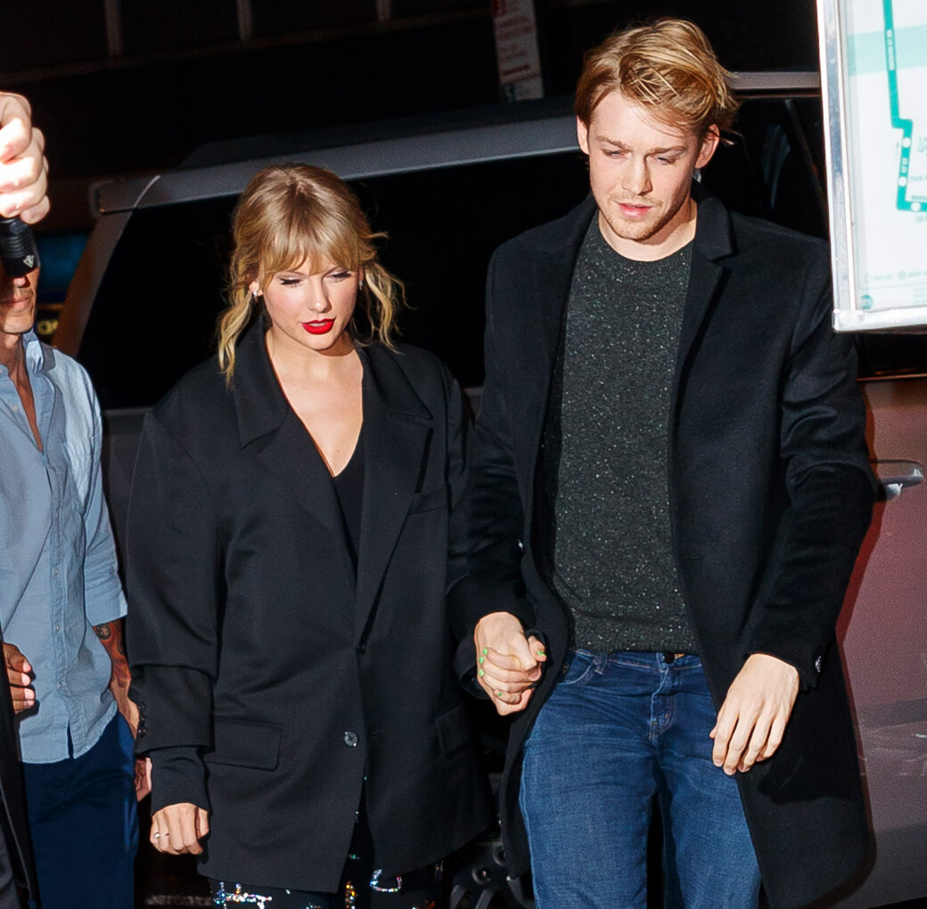 NEW YORK, NEW YORK - OCTOBER 06: Taylor Swift and Joe Alwyn arrive at Zuma on October 06, 2019 in N...